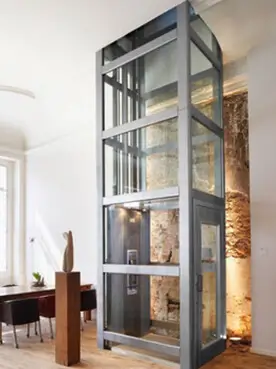 Homelift ascenseur privatif compact et élégant pour maison dès 12800 euros installation incluse